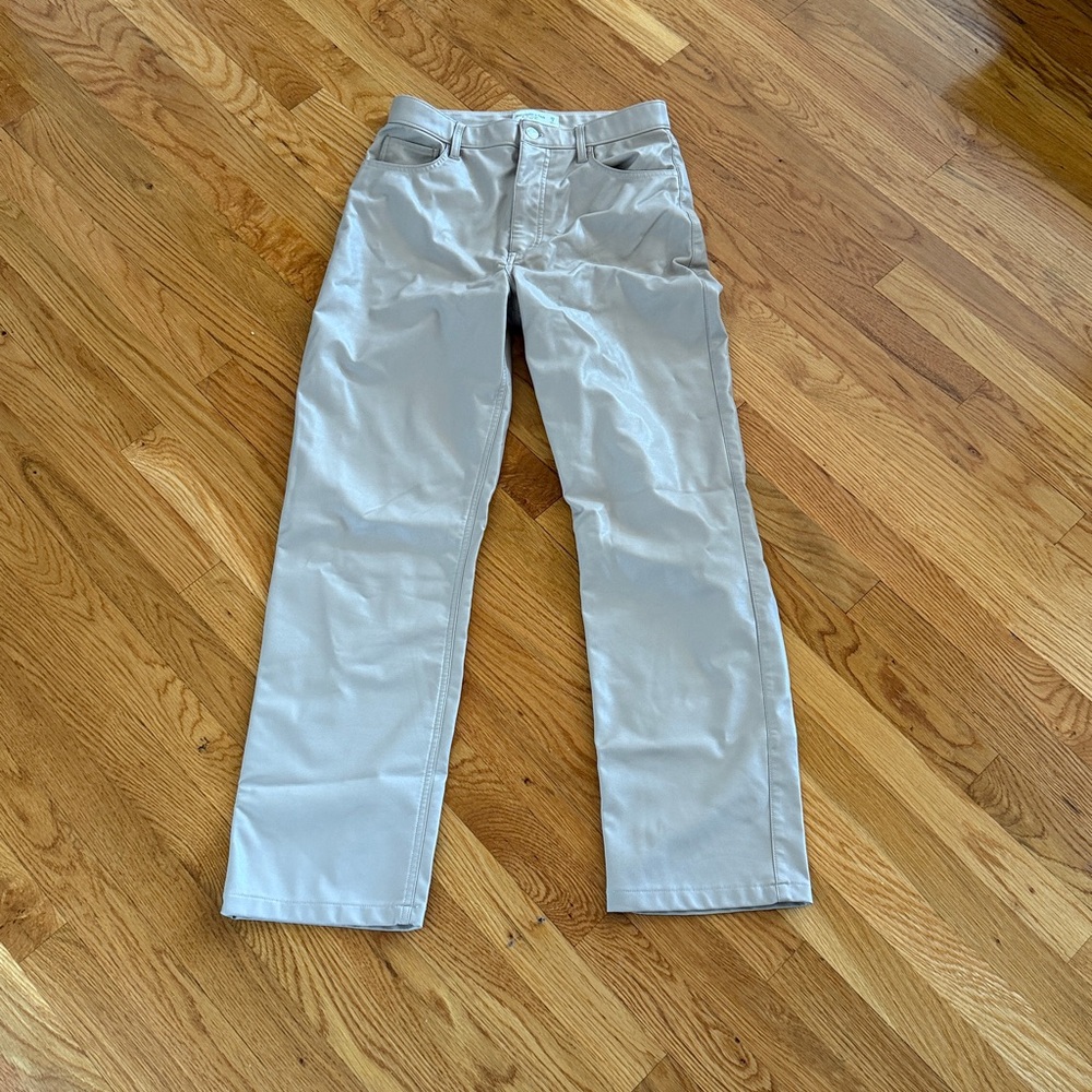 Abercrombie & Fitch Taupe High-Rise Pants